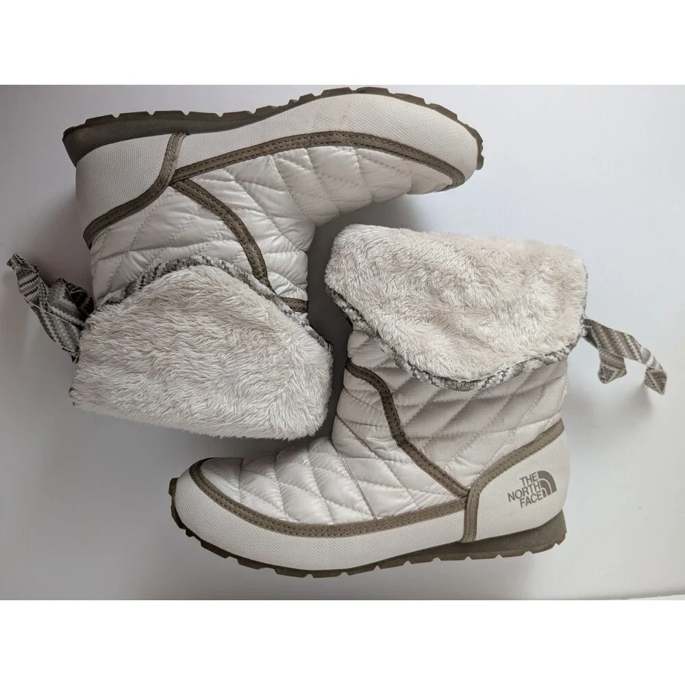 The North Face Women's Boots Cream Thermoball Roll Down Bootie II Winter Size 7